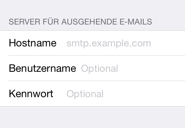 Email Konto auf dem iPhone einrichten