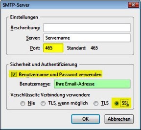 Email Konto einrichten unter Thunderbird